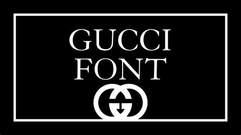 gucci font vector|what is Gucci font called.